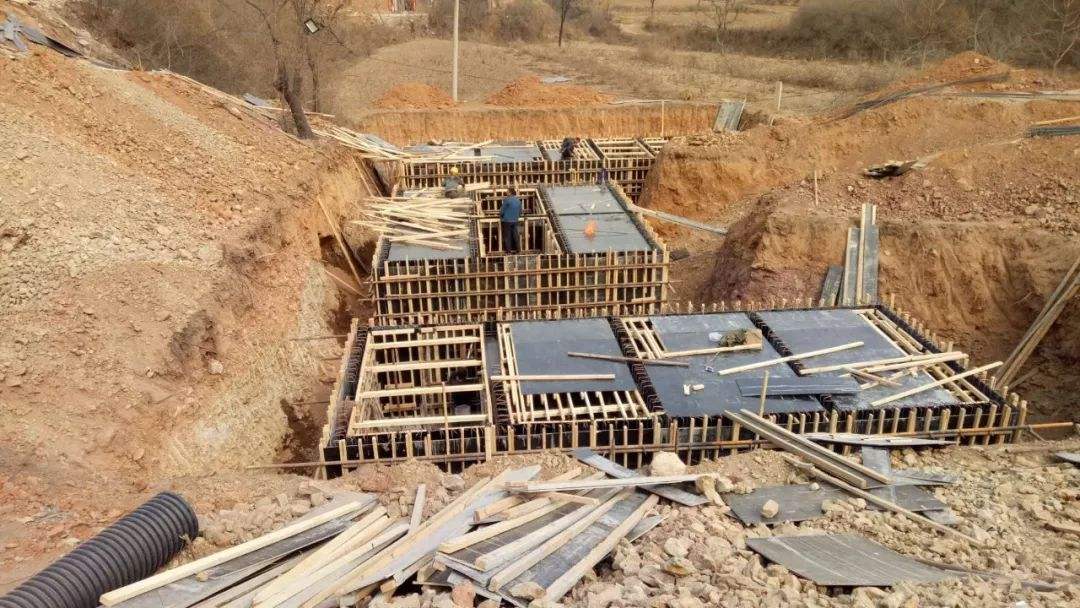 濟南長清區(qū)污水池建造